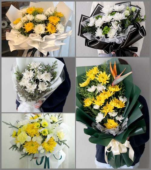 贵州毕节市黔西县金兰镇新益村白事花束代送